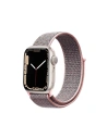 Pasek Crong Nylon Apple Watch 4/5/6/7/SE/8/9/10 40/41/42mm (Roz deschis)