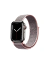 Pasek Crong Nylon Apple Watch 4/5/6/7/SE/8/9/10 40/41/42mm (Világos rózsaszín)