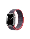 Pasek Crong Nylon Apple Watch 4/5/6/7/SE/8/9/10 40/41/42mm (Electric Pink)