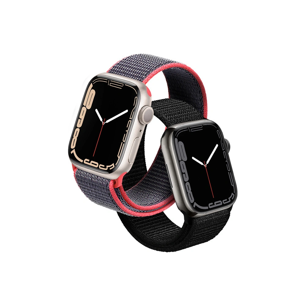 Hurtownia GSM - Pasek Crong Nylon Apple Watch 4/5/6/7/SE/8/9/10 40/41/42mm (Roz electric) - CRG153 - {ean13} - Hurt