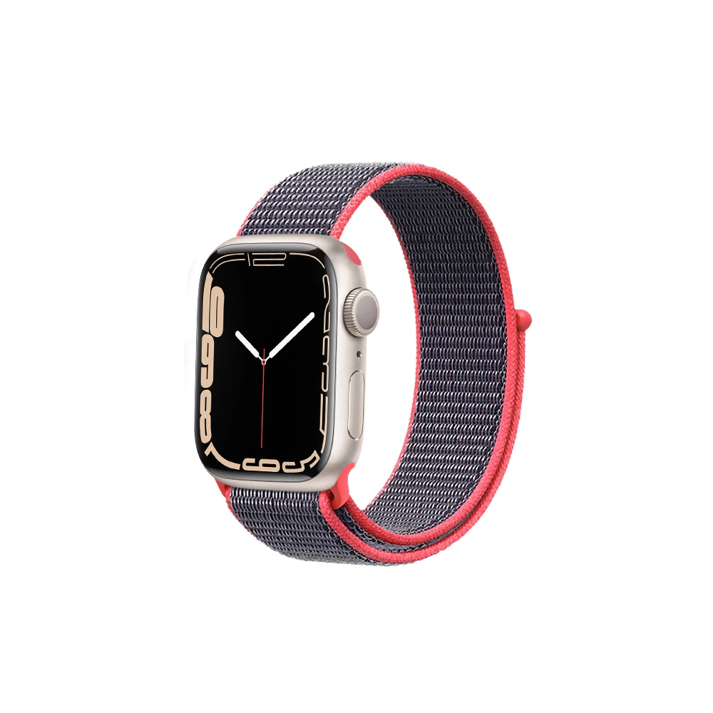 Hurtownia GSM - Pasek Crong Nylon Apple Watch 4/5/6/7/SE/8/9/Ultra 44/45/49mm (Electric Pink) - CRG155 - {ean13} - Hurt