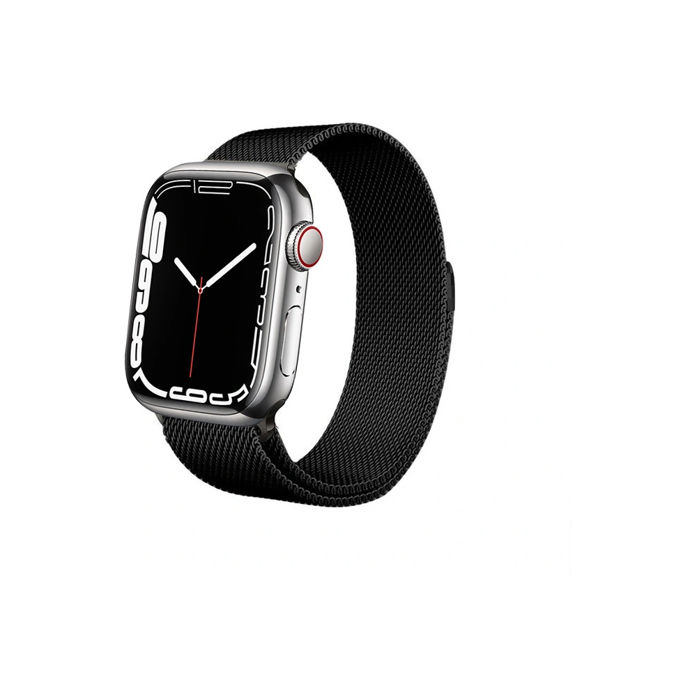 Hurtownia GSM - Bransoleta Crong Milano Steel Apple Watch 4/5/6/7/SE/8/9 40/41mm (czarny) - CRG157 - {ean13} - Hurt