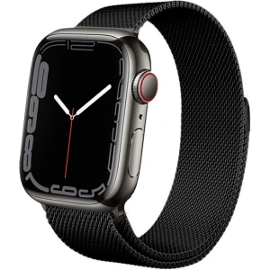 Hurtownia GSM - Brățara Crong Milano Steel Apple Watch 4/5/6/7/SE/8/9 40/41mm (negru) - CRG157 - {ean13} - Hurt
