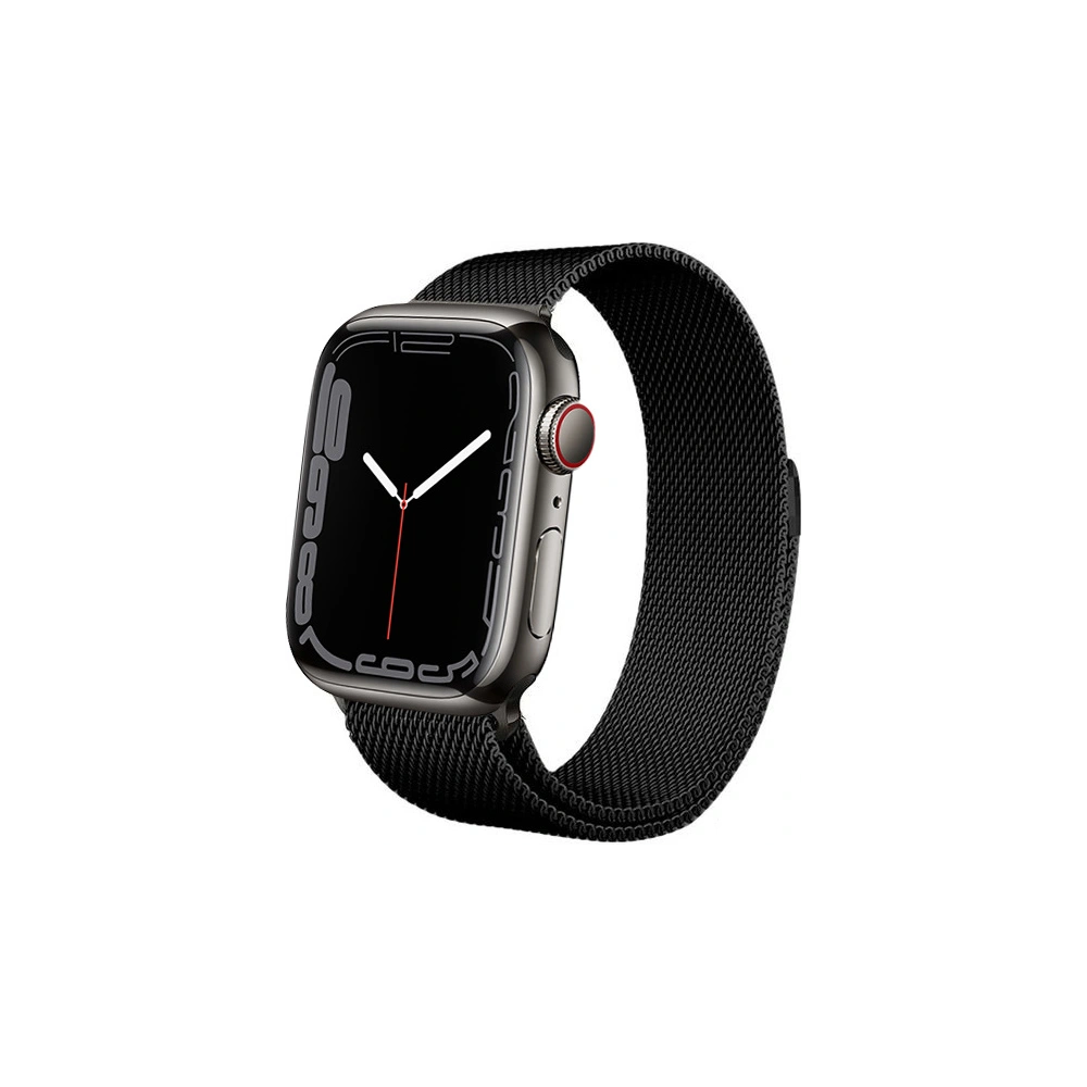 Hurtownia GSM - Bransoleta Crong Milano Steel Apple Watch 4/5/6/7/SE/8/9 40/41mm (czarny) - CRG157 - {ean13} - Hurt