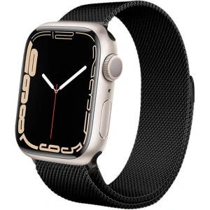 Hurtownia GSM - Bransoleta Crong Milano Steel Apple Watch 4/5/6/7/SE/8/9 40/41mm (czarny) - CRG157 - {ean13} - Hurt