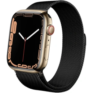 Hurtownia GSM - Brățara Crong Milano Steel Apple Watch 4/5/6/7/SE/8/9 40/41mm (negru) - CRG157 - {ean13} - Hurt
