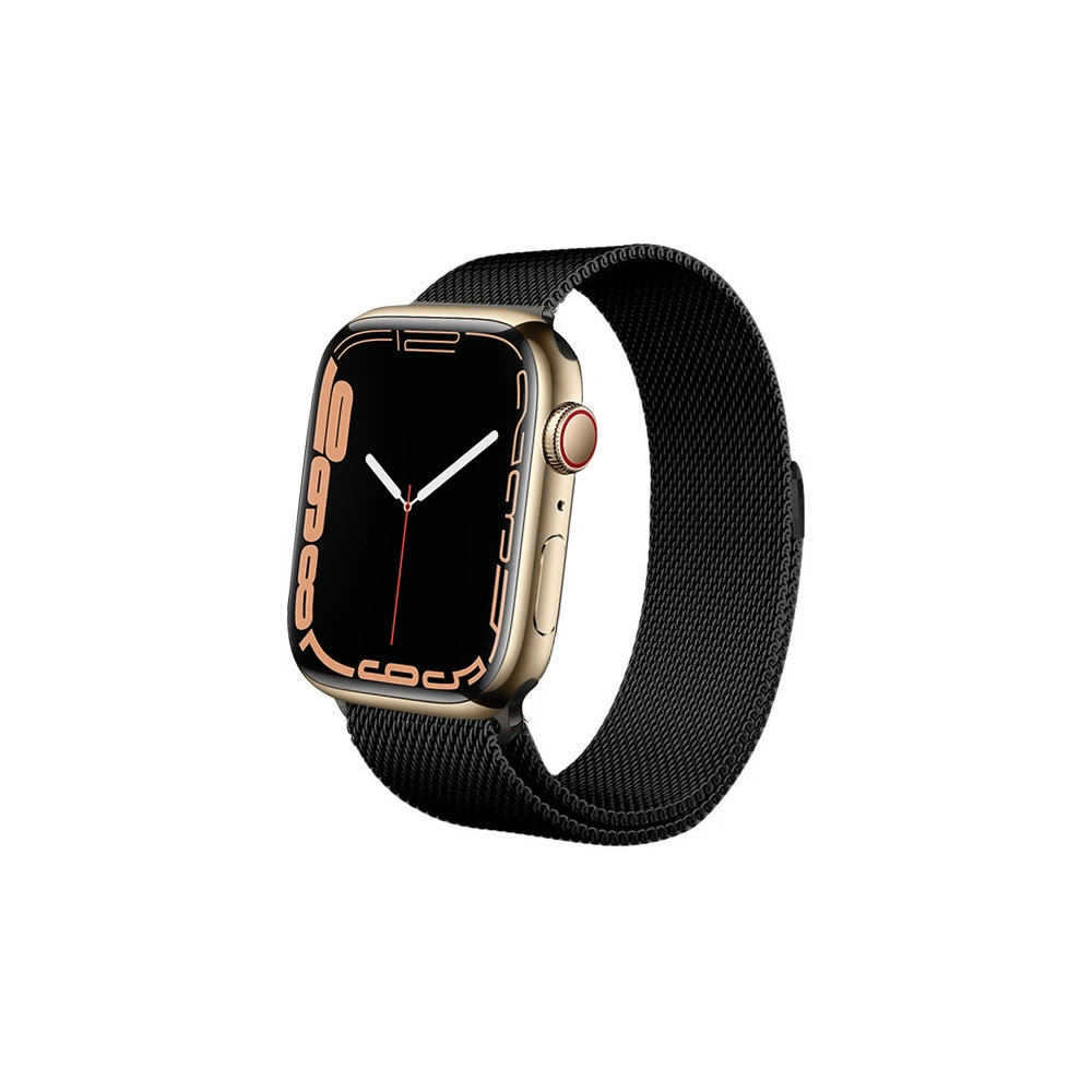 Hurtownia GSM - Bransoleta Crong Milano Steel Apple Watch 4/5/6/7/SE/8/9 40/41mm (czarny) - CRG157 - {ean13} - Hurt