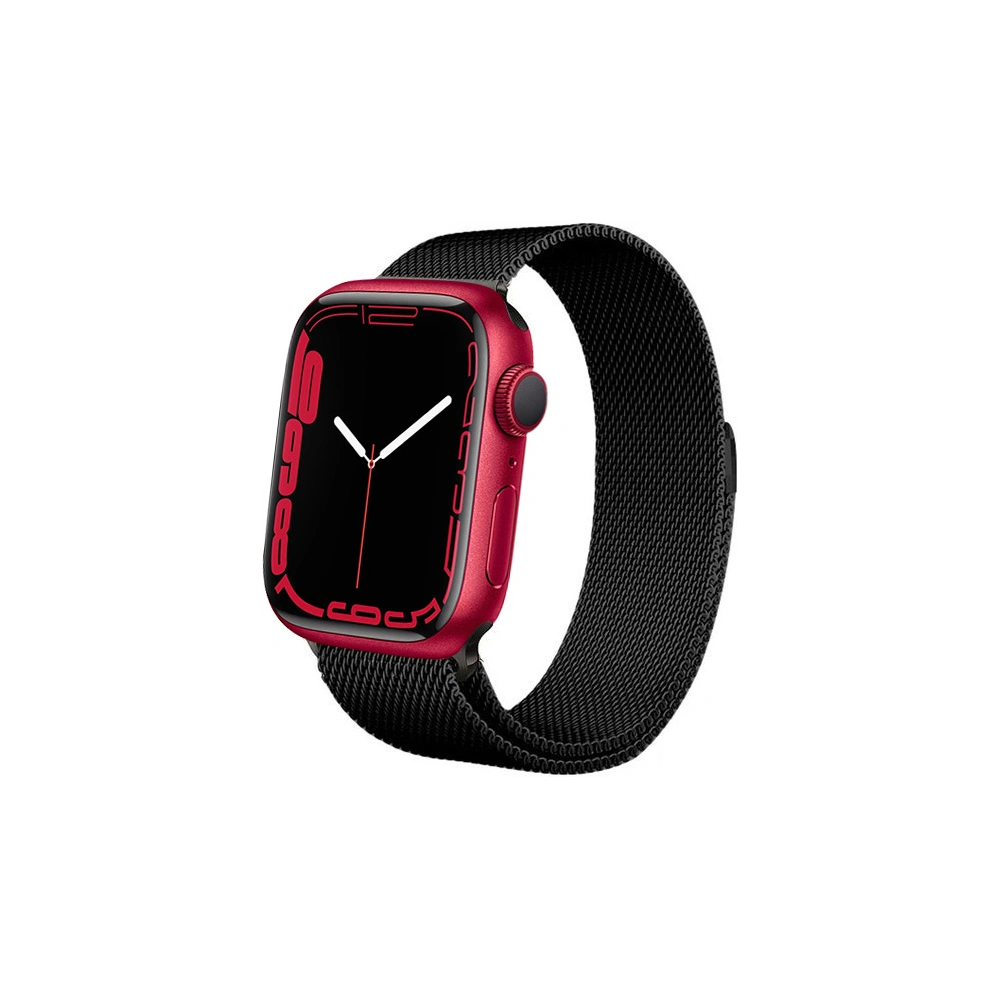 Hurtownia GSM - Bransoleta Crong Milano Steel Apple Watch 4/5/6/7/SE/8/9 40/41mm (czarny) - CRG157 - {ean13} - Hurt