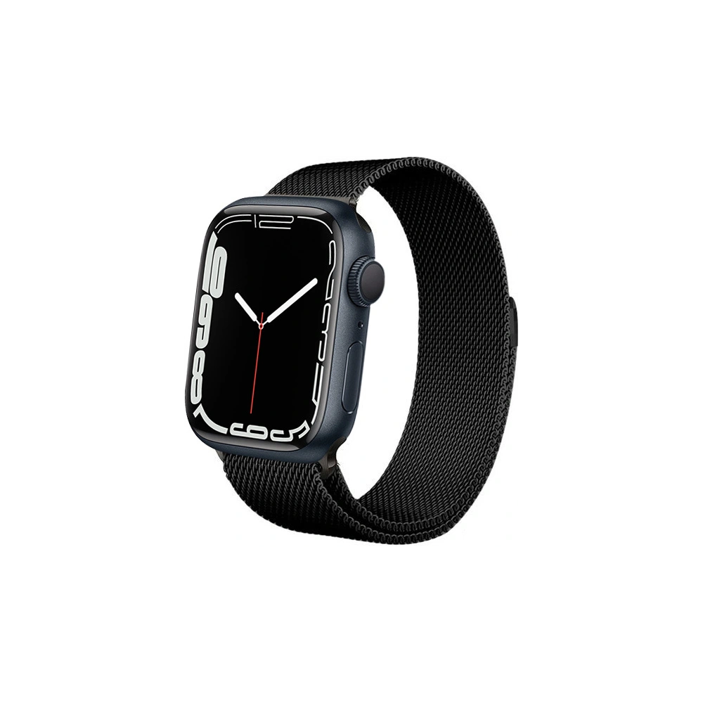 Hurtownia GSM - Bransoleta Crong Milano Steel Apple Watch 4/5/6/7/SE/8/9 40/41mm (czarny) - CRG157 - {ean13} - Hurt