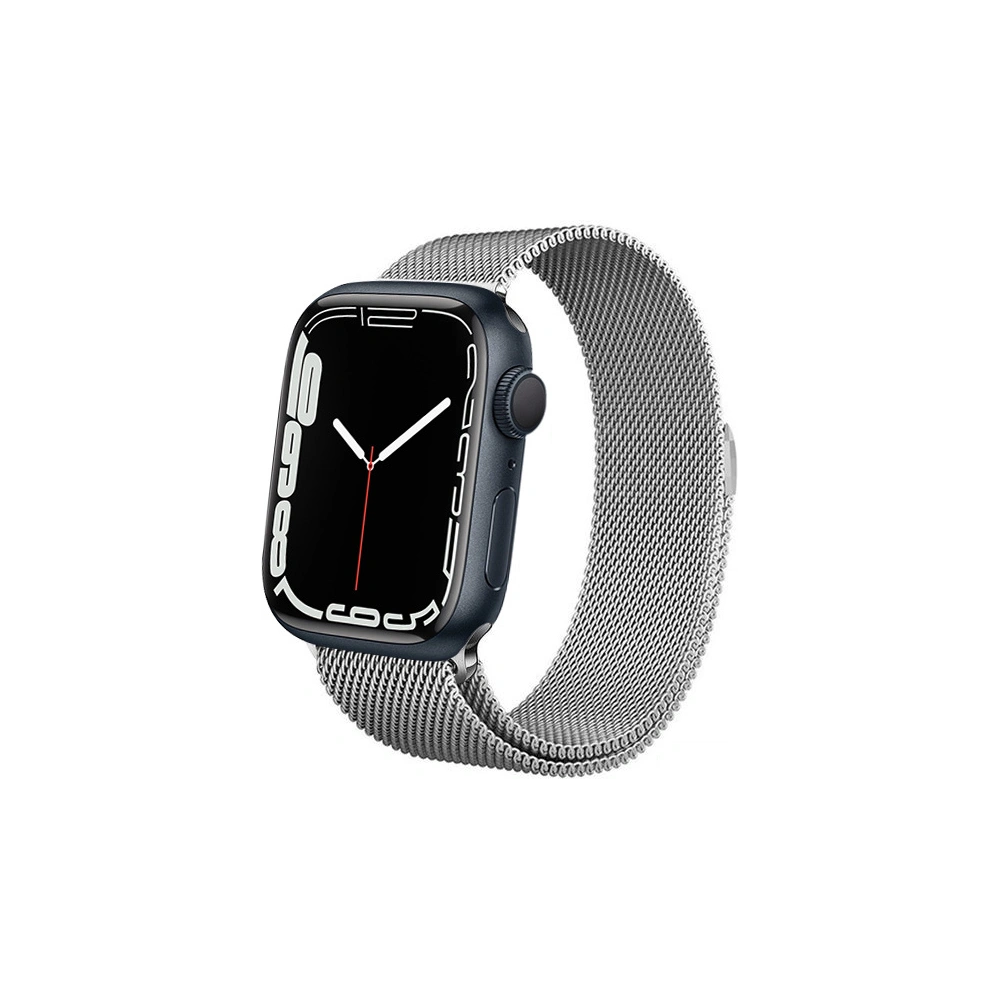 Hurtownia GSM - Náramek Crong Milano Steel Apple Watch 4/5/6/7/SE/8/9 40/41mm (stříbrný) - CRG158 - {ean13} - Hurt