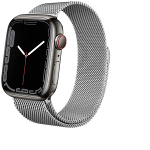 Hurtownia GSM - Brățară Crong Milano Steel Apple Watch 4/5/6/7/SE/8/9 40/41mm (argintie) - CRG158 - {ean13} - Hurt