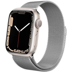 Hurtownia GSM - Brățară Crong Milano Steel Apple Watch 4/5/6/7/SE/8/9 40/41mm (argintie) - CRG158 - {ean13} - Hurt