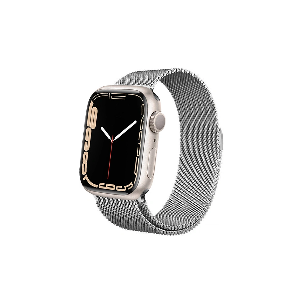 Hurtownia GSM - Náramek Crong Milano Steel Apple Watch 4/5/6/7/SE/8/9 40/41mm (stříbrný) - CRG158 - {ean13} - Hurt