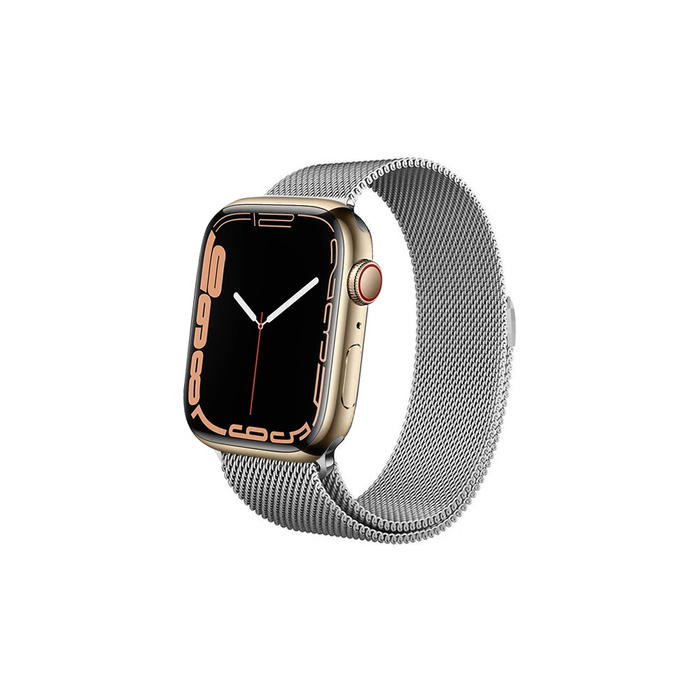 Hurtownia GSM - Náramek Crong Milano Steel Apple Watch 4/5/6/7/SE/8/9 40/41mm (stříbrný) - CRG158 - {ean13} - Hurt