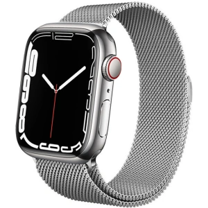 Hurtownia GSM - Brățară Crong Milano Steel Apple Watch 4/5/6/7/SE/8/9 40/41mm (argintie) - CRG158 - {ean13} - Hurt