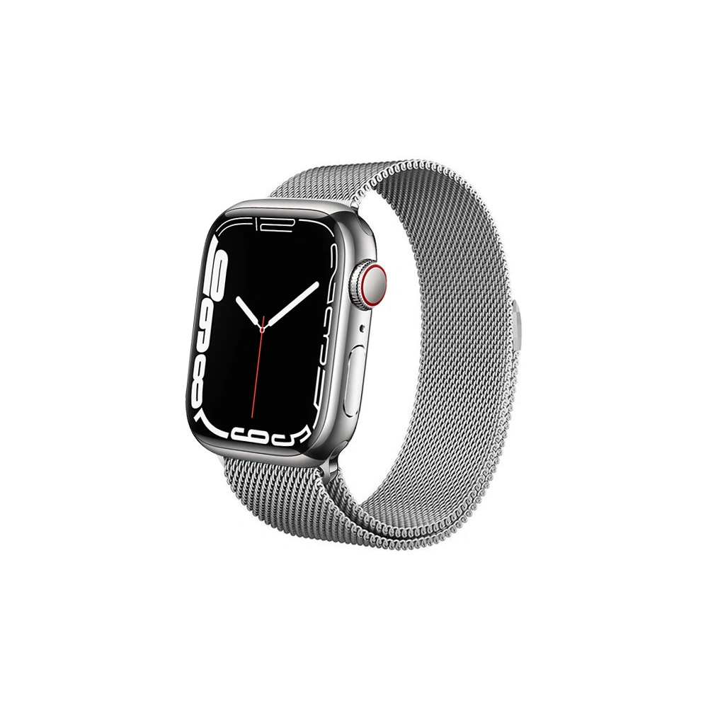 Hurtownia GSM - Náramek Crong Milano Steel Apple Watch 4/5/6/7/SE/8/9 40/41mm (stříbrný) - CRG158 - {ean13} - Hurt