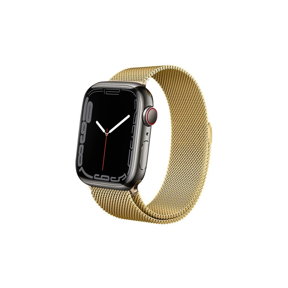Hurtownia GSM - Bransoleta Crong Milano Steel Apple Watch 4/5/6/7/SE/8/9 40/41mm (zlatý) - CRG159 - {ean13} - Hurt