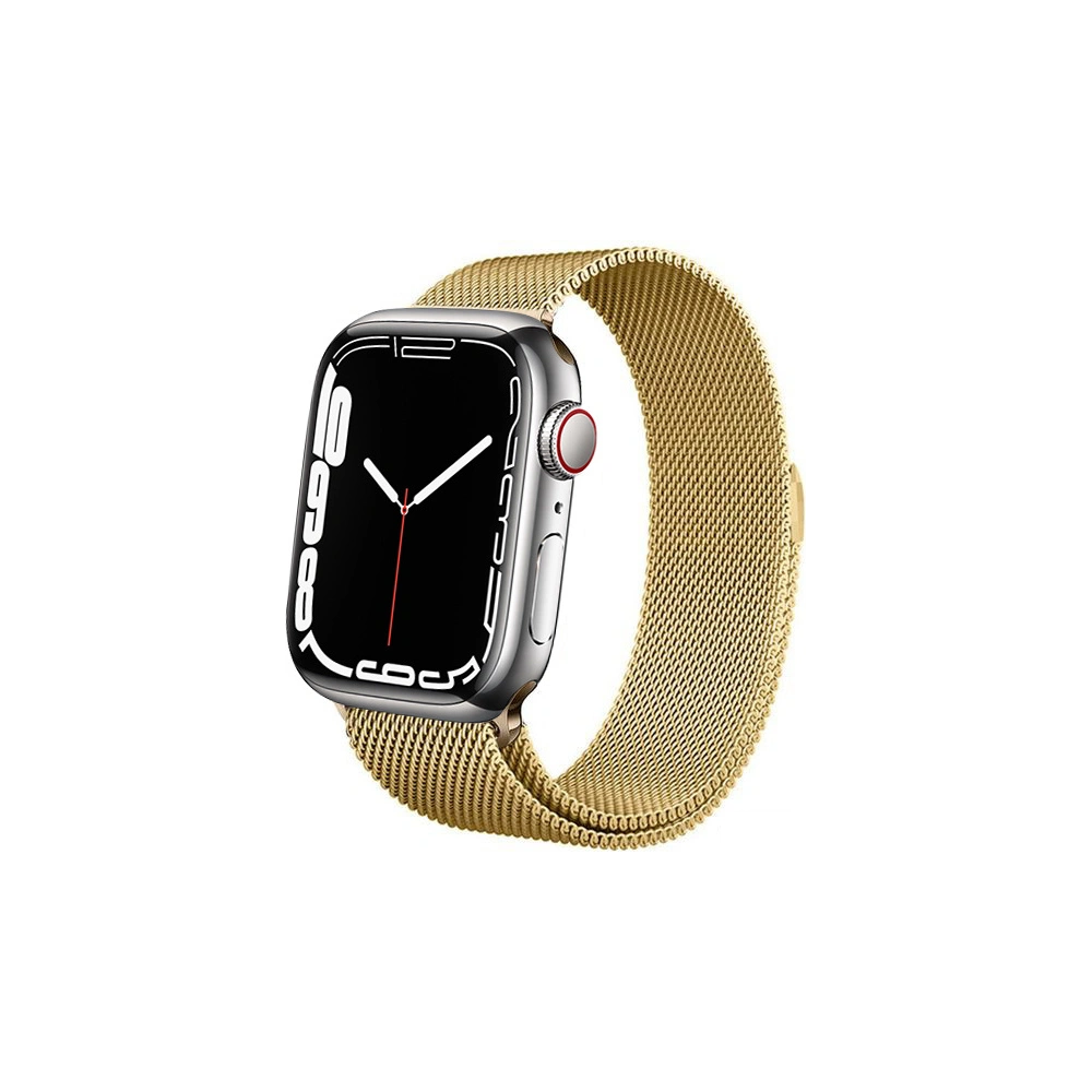 Hurtownia GSM - Bransoleta Crong Milano Steel Apple Watch 4/5/6/7/SE/8/9 40/41mm (zlatý) - CRG159 - {ean13} - Hurt