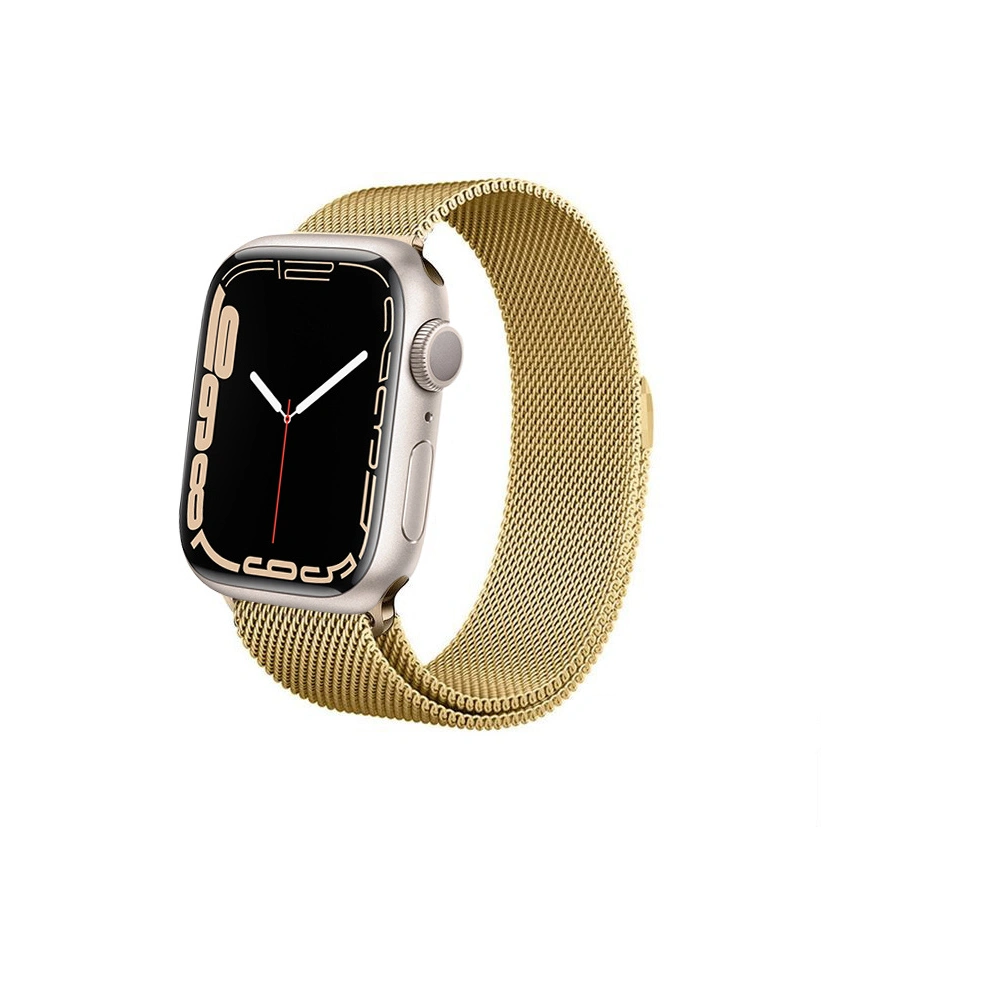 Hurtownia GSM - Bransoleta Crong Milano Steel Apple Watch 4/5/6/7/SE/8/9 40/41mm (zlatý) - CRG159 - {ean13} - Hurt