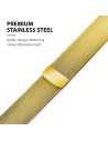 Hurtownia GSM - Bransoleta Crong Milano Steel Apple Watch 4/5/6/7/SE/8/9 40/41mm (zlatý) - CRG159 - {ean13} - Hurt