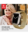 Hurtownia GSM - Bransoleta Crong Milano Steel Apple Watch 4/5/6/7/SE/8/9 40/41mm (zlatý) - CRG159 - {ean13} - Hurt