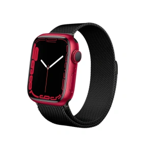 Hurtownia GSM - Bransoleta Crong Milano Steel Apple Watch 4/5/6/7/SE/8/9/Ultra 44/45/49mm (černá) - CRG160 - {ean13} - Hurt