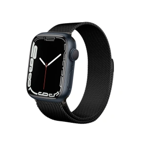 Hurtownia GSM - Bransoleta Crong Milano Steel Apple Watch 4/5/6/7/SE/8/9/Ultra 44/45/49mm (fekete) - CRG160 - {ean13} - Hurt