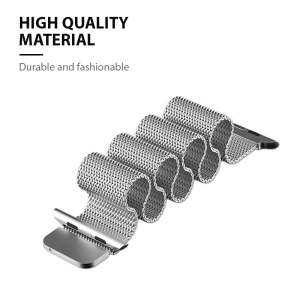 Hurtownia GSM - Bransoleta Crong Milano Steel Apple Watch 4/5/6/7/SE/8/9/Ultra 44/45/49mm (fekete) - CRG160 - {ean13} - Hurt