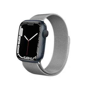 Hurtownia GSM - Bransoleta Crong Milano Steel Apple Watch 4/5/6/7/SE/8/9/Ultra 44/45/49mm (stříbrná) - CRG161 - {ean13} - Hurt