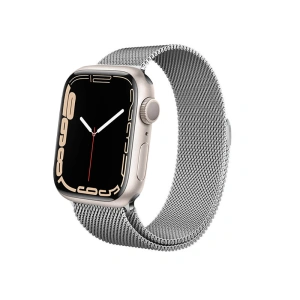 Hurtownia GSM - Bransoleta Crong Milano Steel Apple Watch 4/5/6/7/SE/8/9/Ultra 44/45/49mm (stříbrná) - CRG161 - {ean13} - Hurt