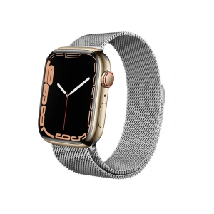 Hurtownia GSM - Bransoleta Crong Milano Steel Apple Watch 4/5/6/7/SE/8/9/Ultra 44/45/49mm (stříbrná) - CRG161 - {ean13} - Hurt
