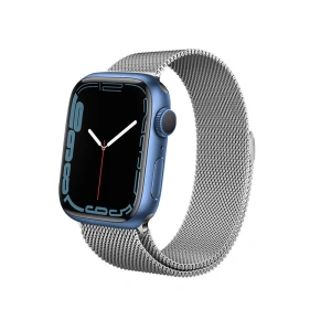 Hurtownia GSM - Bransoleta Crong Milano Steel Apple Watch 4/5/6/7/SE/8/9/Ultra 44/45/49mm (stříbrná) - CRG161 - {ean13} - Hurt