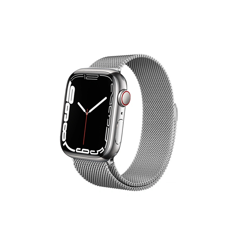 Hurtownia GSM - Brățara Crong Milano Steel Apple Watch 4/5/6/7/SE/8/9/Ultra 44/45/49mm (argintie) - CRG161 - {ean13} - Hurt