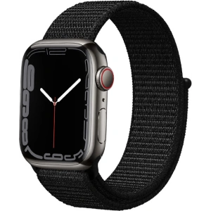 Hurtownia GSM - Pasek Crong Nylon Reflex Apple Watch 4/5/6/7/SE/8/9/10 40/41/42mm (negru) - CRG162 - {ean13} - Hurt