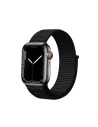 Pásek Crong Nylon Reflex Apple Watch 4/5/6/7/SE/8/9/10 40/41/42mm (černý)