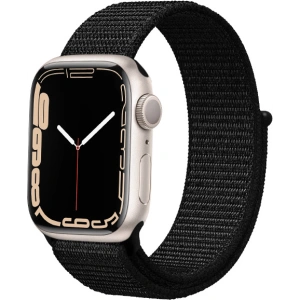 Hurtownia GSM - Pásek Crong Nylon Reflex Apple Watch 4/5/6/7/SE/8/9/10 40/41/42mm (černý) - CRG162 - {ean13} - Hurt