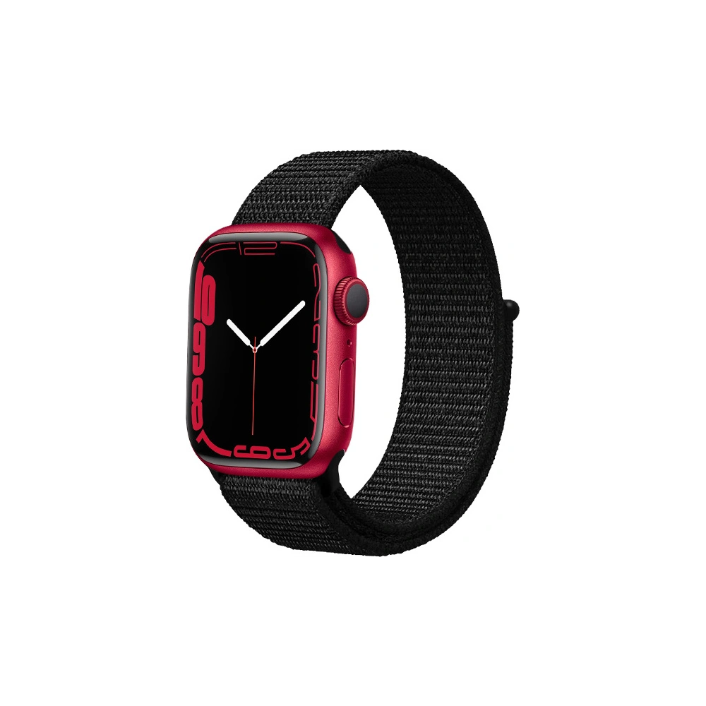 Hurtownia GSM - Pasek Crong Nylon Reflex Apple Watch 4/5/6/7/SE/8/9/Ultra 44/45/49mm (fekete) - CRG163 - {ean13} - Hurt