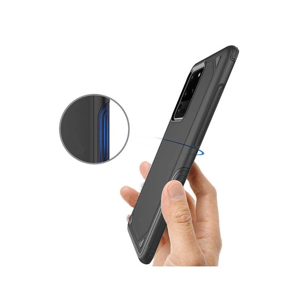 Hurtownia GSM - Etui Crong Defender Case Samsung Galaxy S20+ Plus (negru) - CRG165 - {ean13} - Hurt