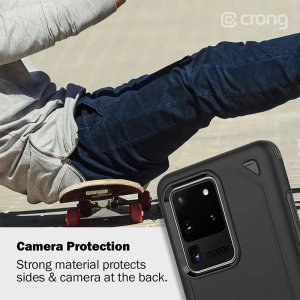 Wholesale Crong Defender Case Samsung Galaxy S20+ Plus (black) - CRG165 - {ean13} - Hurt
