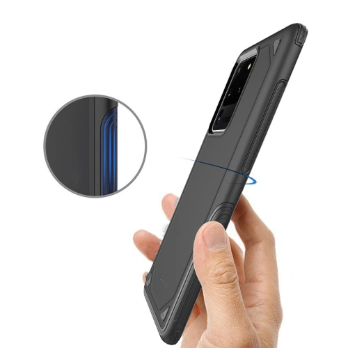 Etui Crong Defender Case Samsung Galaxy S20 Ultra (czarny)