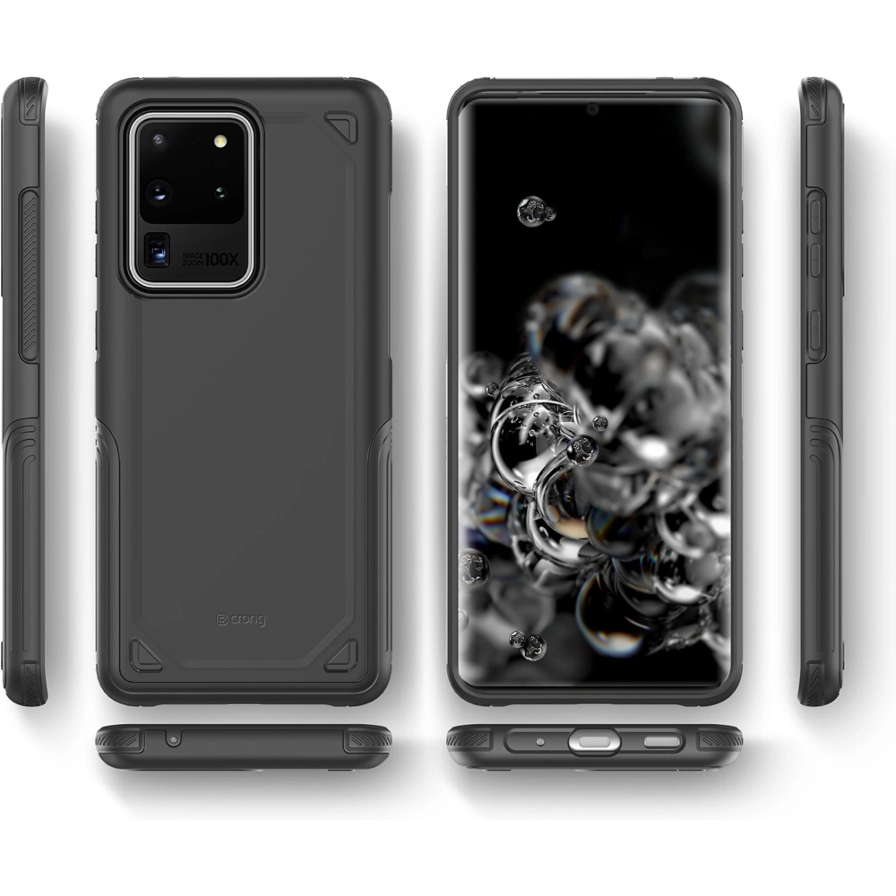 Hurtownia GSM - Case Crong Defender Case Samsung Galaxy S20 Ultra (schwarz) - CRG166 - {ean13} - Hurt