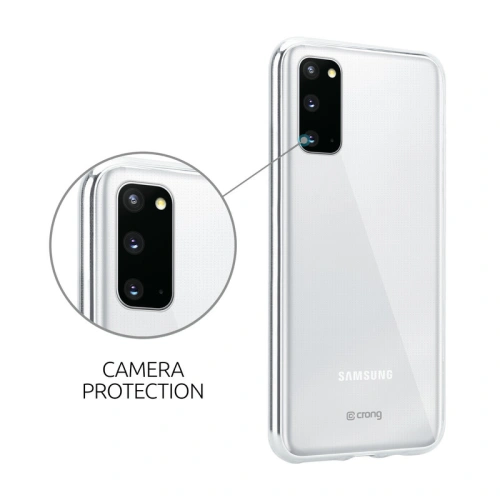 Etui Crong Crystal Slim Cover Samsung Galaxy S20 (przezroczysty)