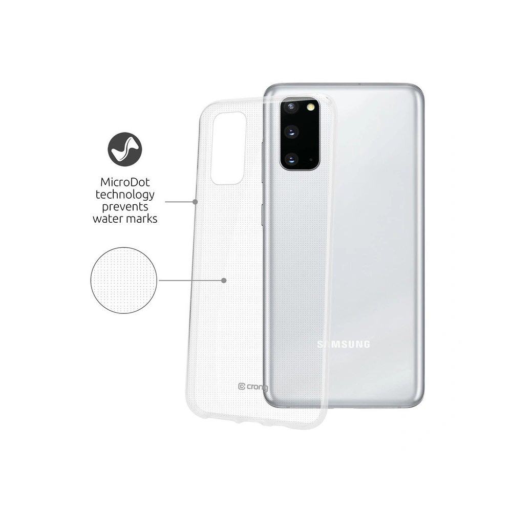 Hurtownia GSM - Etui Crong Crystal Slim Cover Samsung Galaxy S20 (átlátszó) - CRG167 - {ean13} - Hurt