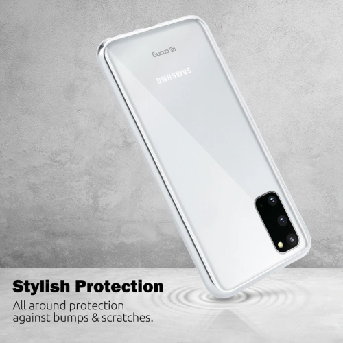 Etui Crong Crystal Slim Cover Samsung Galaxy S20 (przezroczysty)
