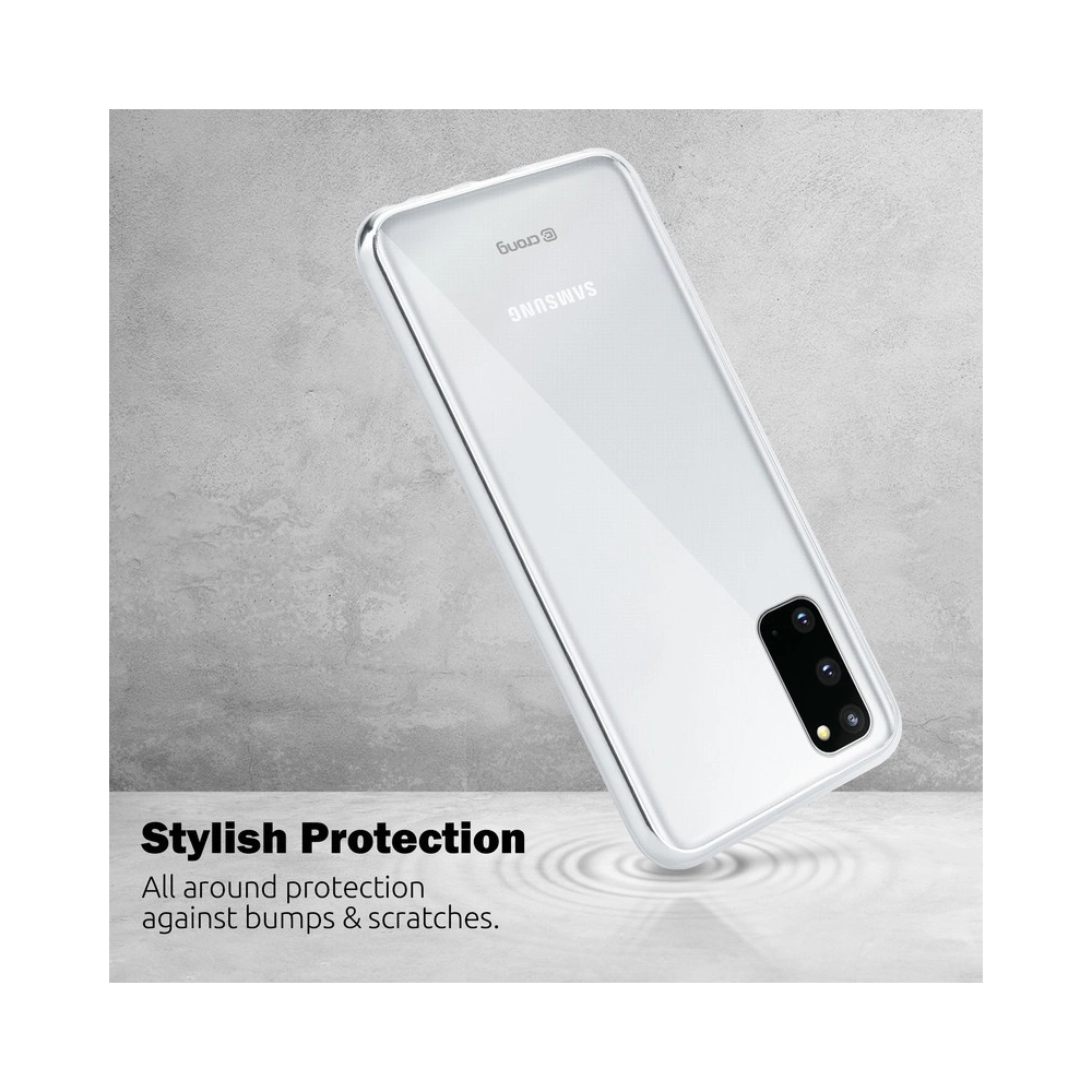Hurtownia GSM - Etui Crong Crystal Slim Cover Samsung Galaxy S20 (átlátszó) - CRG167 - {ean13} - Hurt