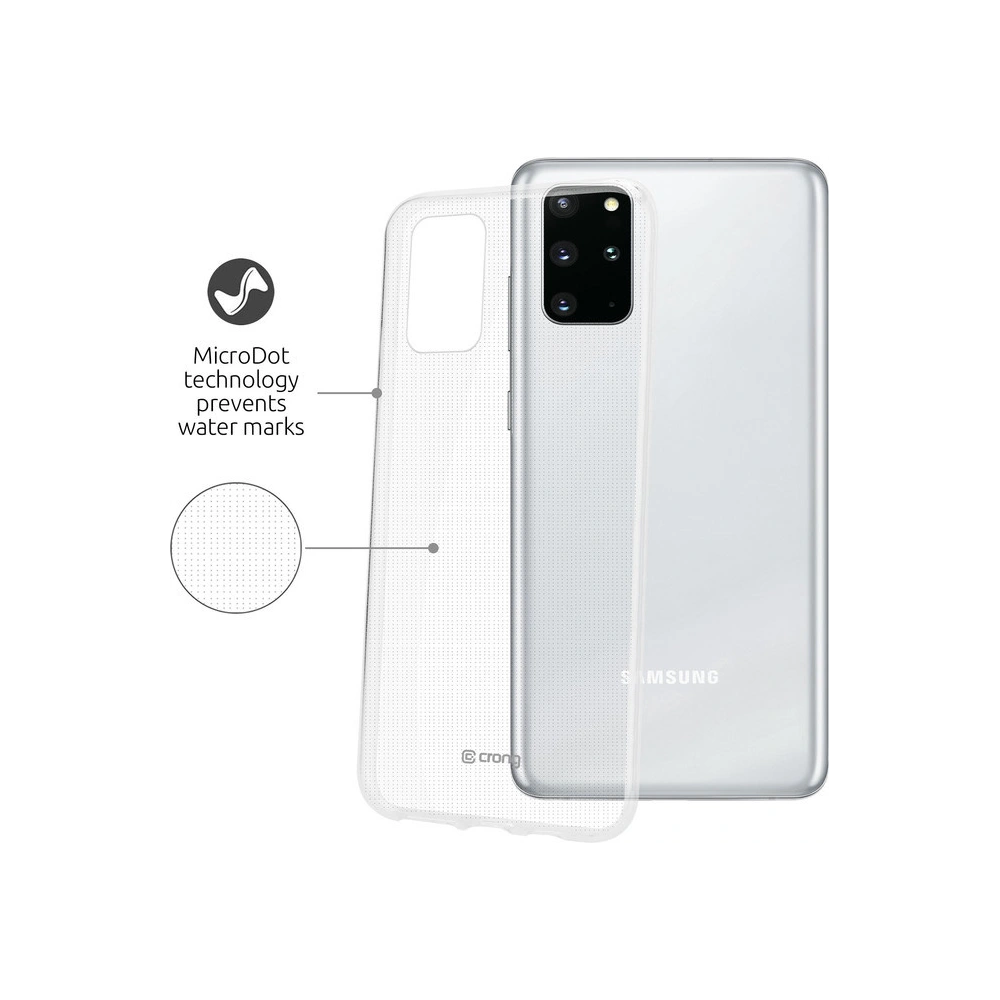 Hurtownia GSM - Etui Crong Crystal Slim Cover Samsung Galaxy S20+ Plus (průhledný) - CRG168 - {ean13} - Hurt