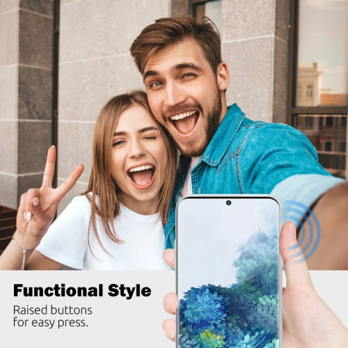 Etui Crong Crystal Slim Cover Samsung Galaxy S20+ Plus (przezroczysty)