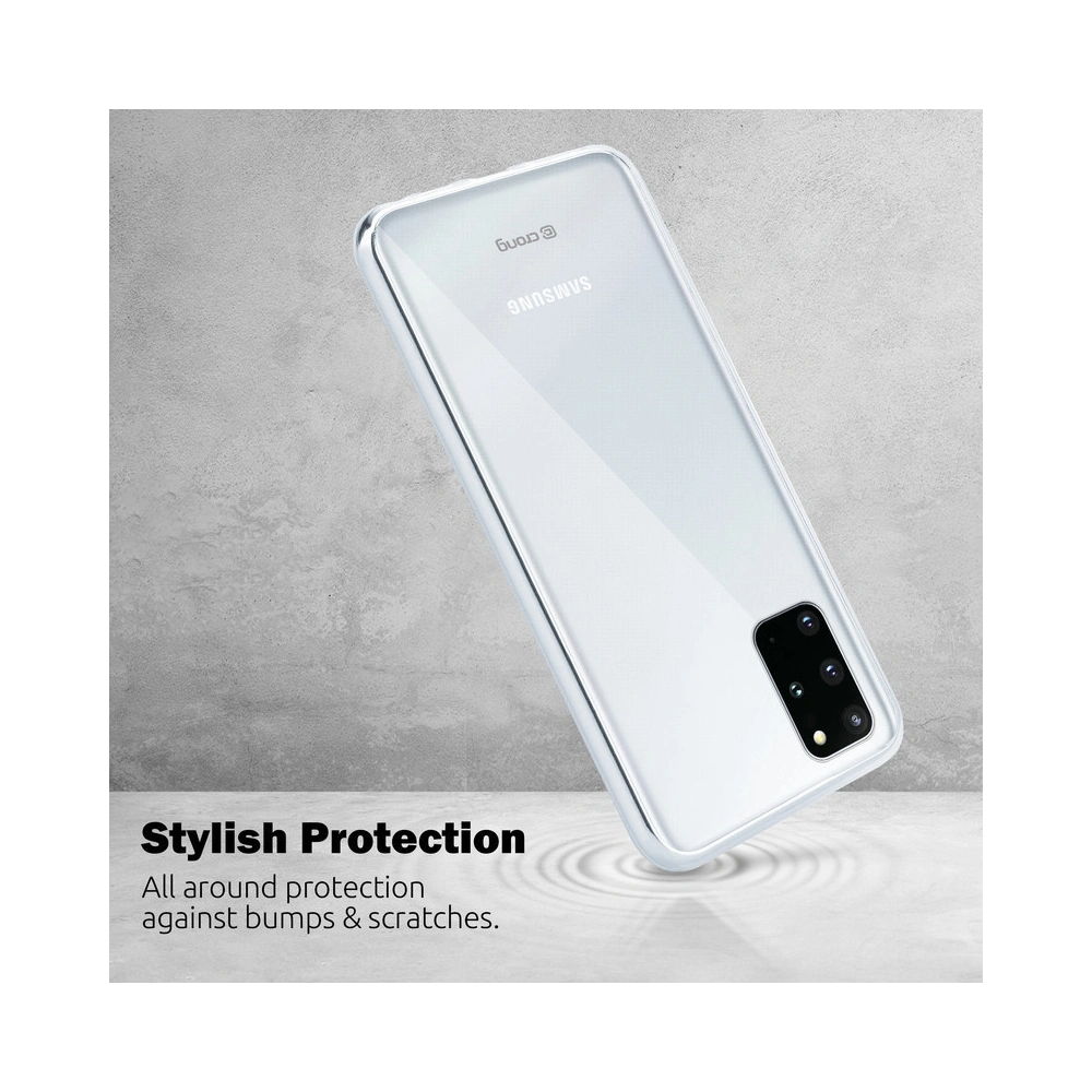 Hurtownia GSM - Etui Crong Crystal Slim Cover Samsung Galaxy S20+ Plus (průhledný) - CRG168 - {ean13} - Hurt