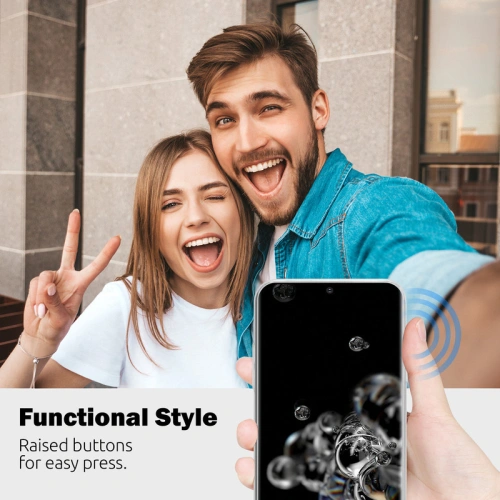 Etui Crong Crystal Slim Cover Samsung Galaxy S20 Ultra (przezroczysty)