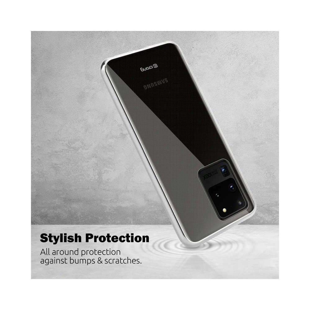 Hurtownia GSM - Etui Crong Crystal Slim Cover Samsung Galaxy S20 Ultra (transparent) - CRG169 - {ean13} - Hurt